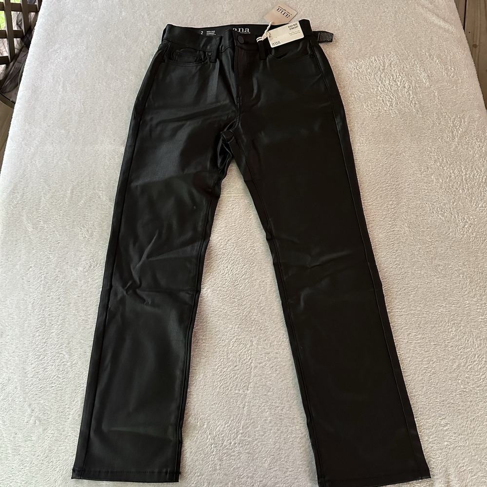 a.n.a Size 2 Dark‎ Rise Denim Jegging Jeans Slim Straight Leg